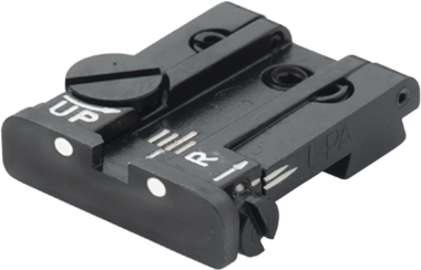 Sig P226 LDC verstellbare Kimme | weiße Punkte