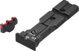 Smith & Wesson revolver [686 629 19 66 586 & other] red dot ready mire regolabili | fibra ottica