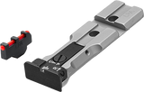 Smith & Wesson revolver [686 629 19 66 586 & other] Rotpunkt-ready verstellbare Visierung | fiber optic