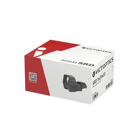 VictOptics SRD 1x23x33 red dot sight a quattro reticoli